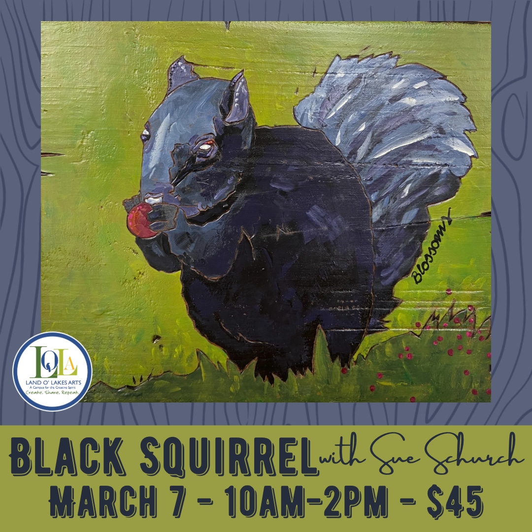 Black Squirrel Acrylic
