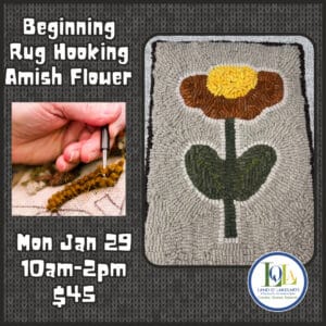 Rug Hooking Amish Flower Land O Lakes Area S Inc