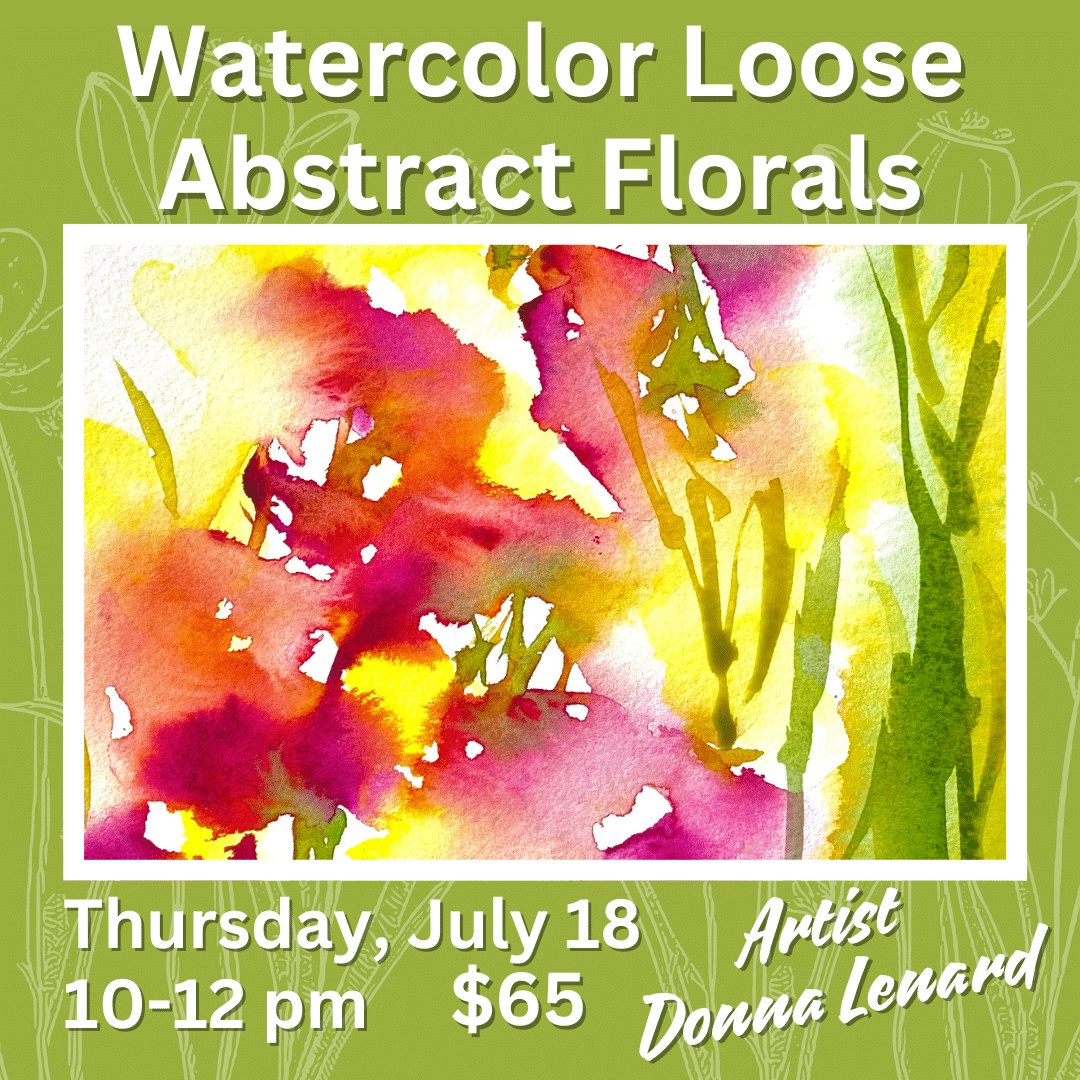 Watercolor Loose Abstract Florals (1)