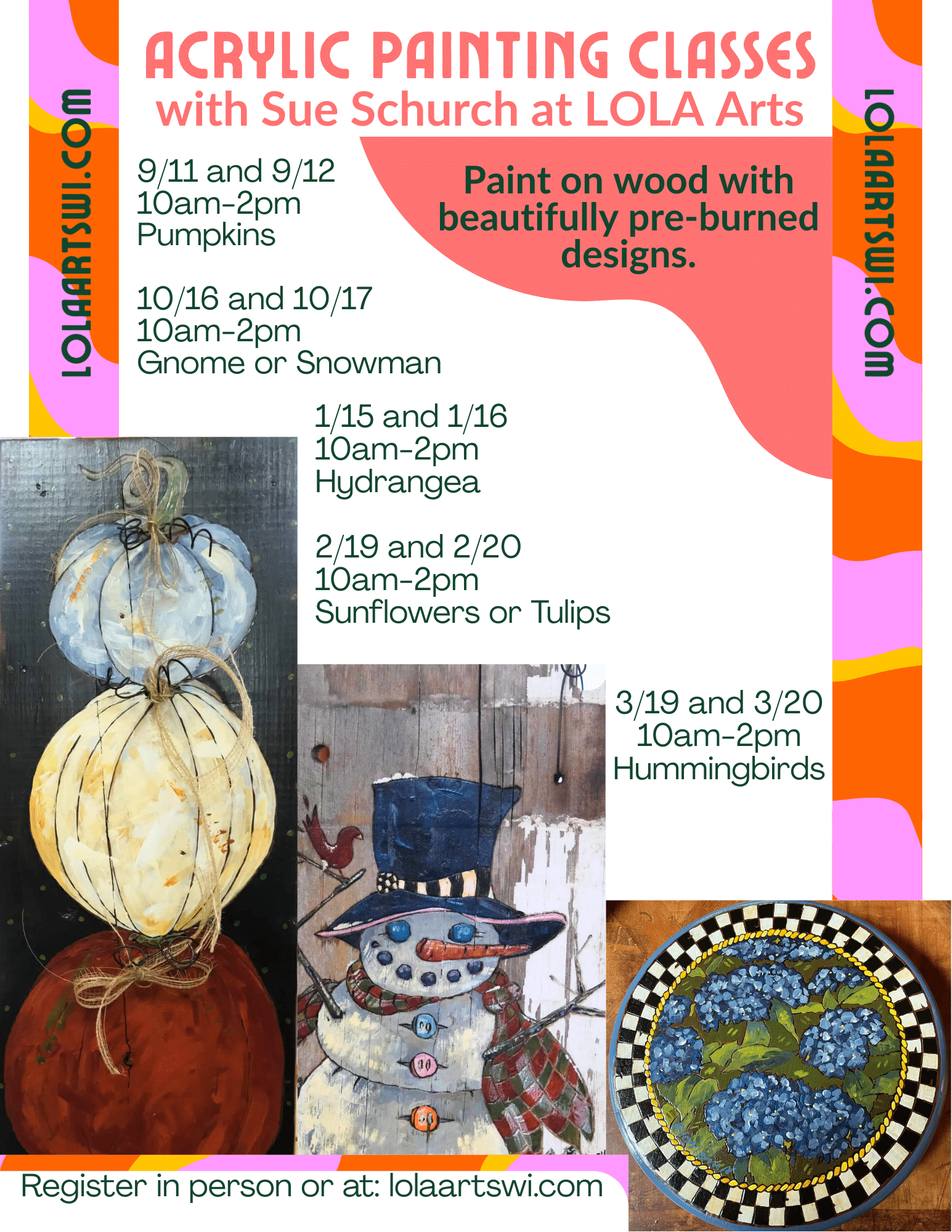 Sue Schurch Class Flyer