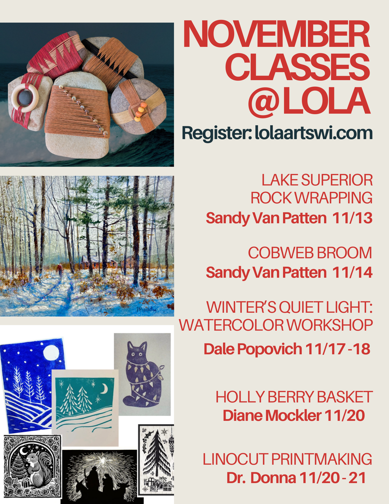 November Classes November Classes